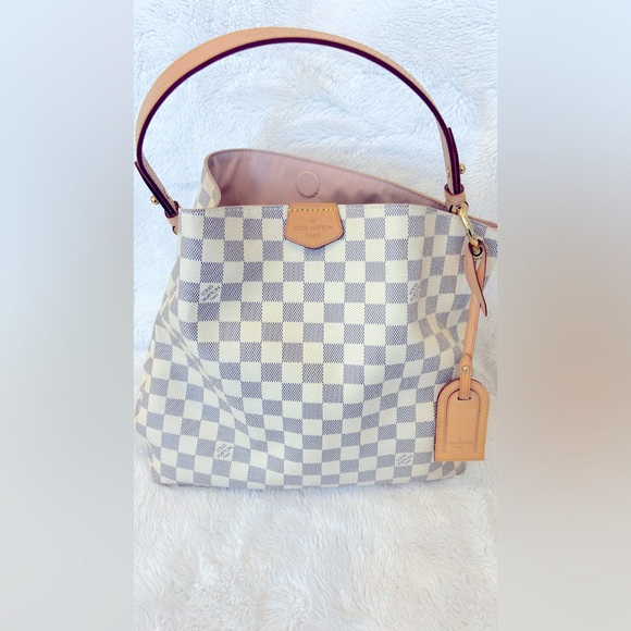 Louis Vuitton Handbags - Authentic Louis Vuitton graceful PM, Damier Azur